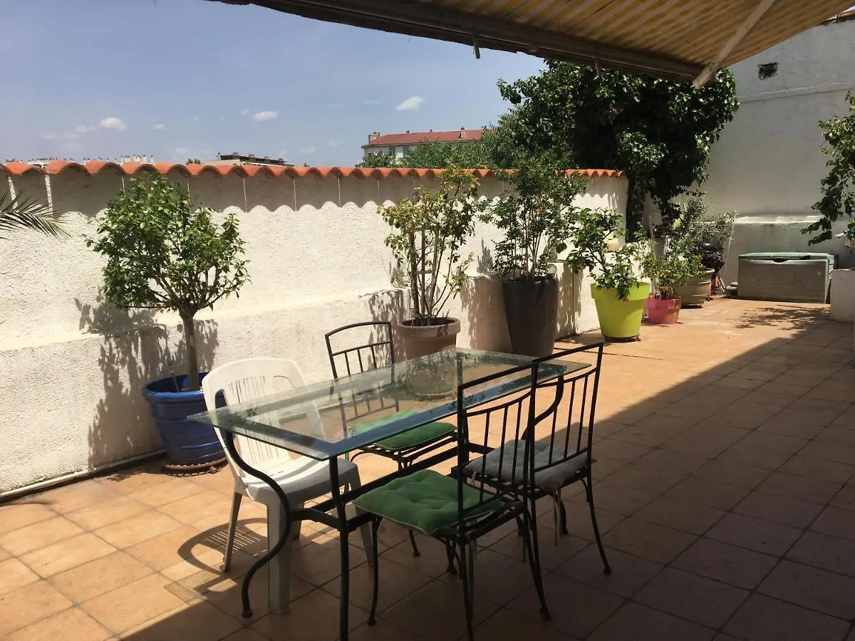 Maison 3 Chambres Gde Terrasse Proche Vieux Port Et Sncf Marseilles 0*,